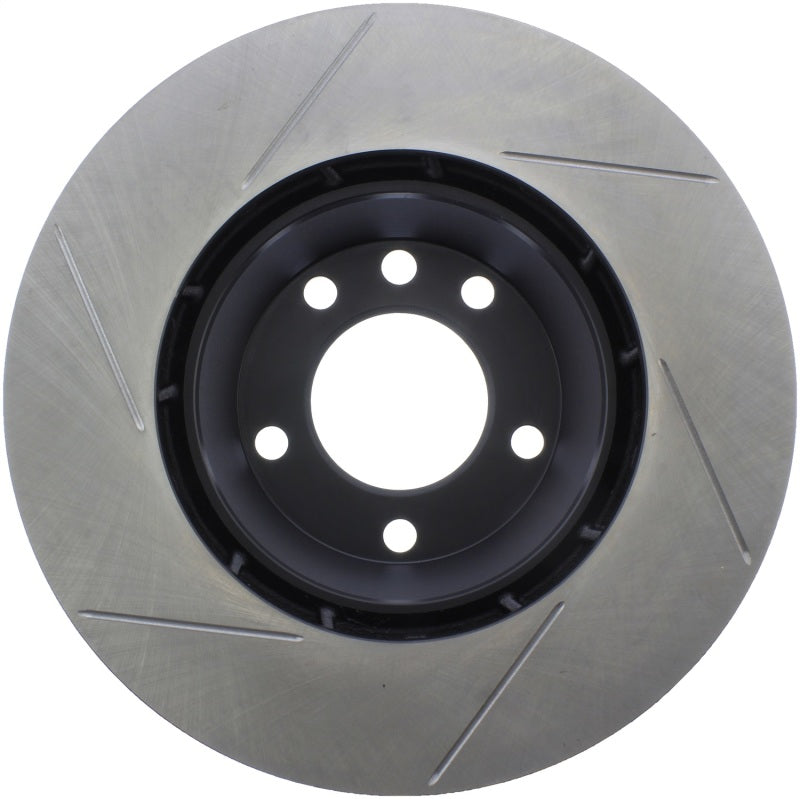 Stoptech 126.33090SL Power Slot 07-10 fits Audi Q7 / 03-10 Porsche Cayenne Left Front Slotted Rotor