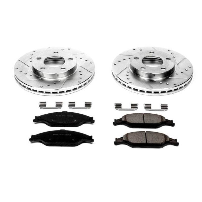 PowerStop K1301 fits Ford 99-04 Mustang Front Z23 Evolution Sport Brake Kit