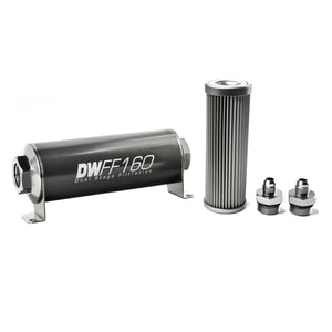 DeatschWerks 8-03-160-010K-6 Stainless Steel 6AN 10 Micron Universal Inline Fue