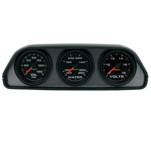 AutoMeter 7060 AutoMeter Extreme Environment 3 Gauge Kit w/ Universal Dash Pod