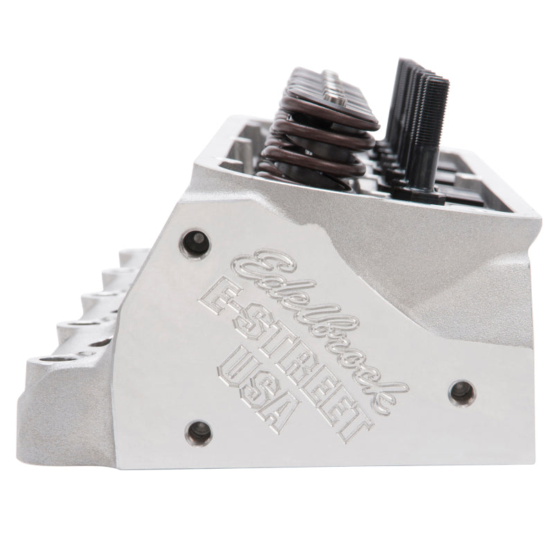 Edelbrock 5023 Cylinder Heads E-Street Sb-fits Ford w/ 1 90In Intake Valves Complete Packaged In Pairs