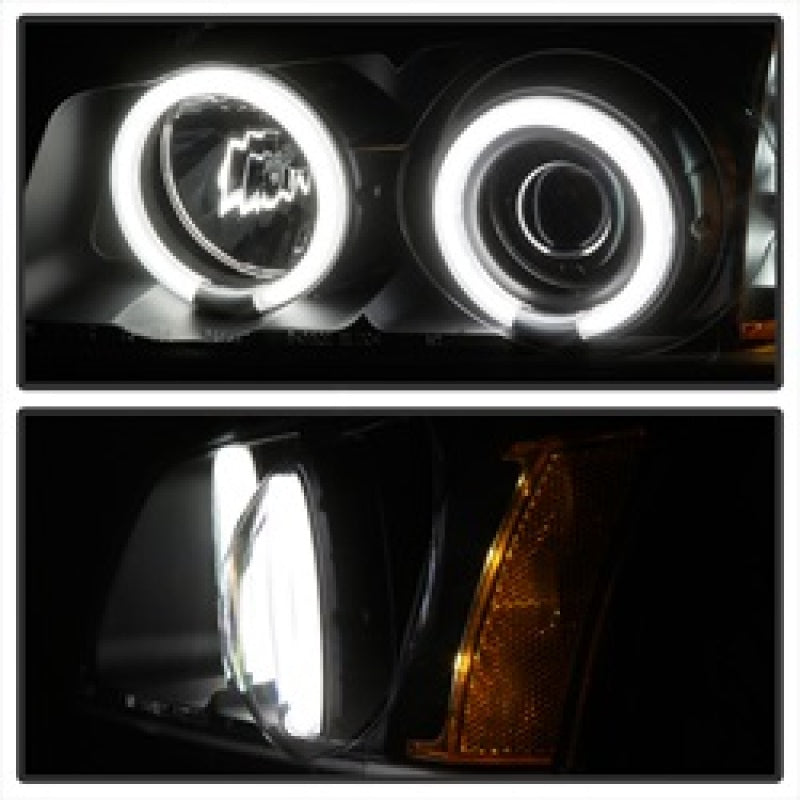 Spyder 5030023 fits Chevy 03-06 Silverado 1500 Projector HeadlightsCCFLHalo LED