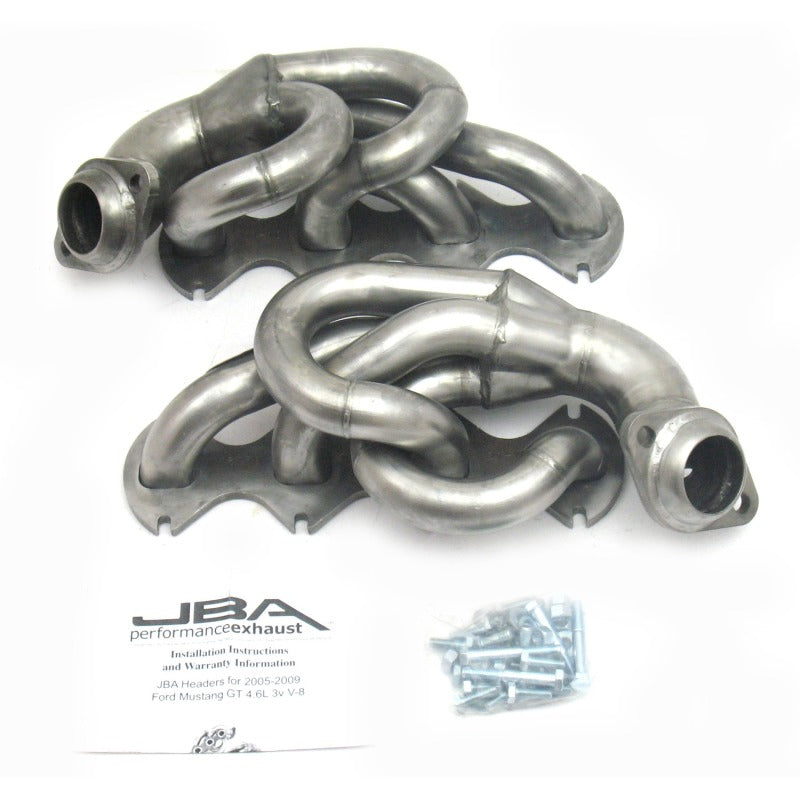 JBA 1675S fits Ford 05-10 Mustang 4.6L 3V 1-5/8in Primary Raw 409SS Cat4Ward Header
