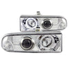 ANZO 111016 1905 fits Chevrolet 98-20 S-10 Projector Headlights w/ Halo Chrome