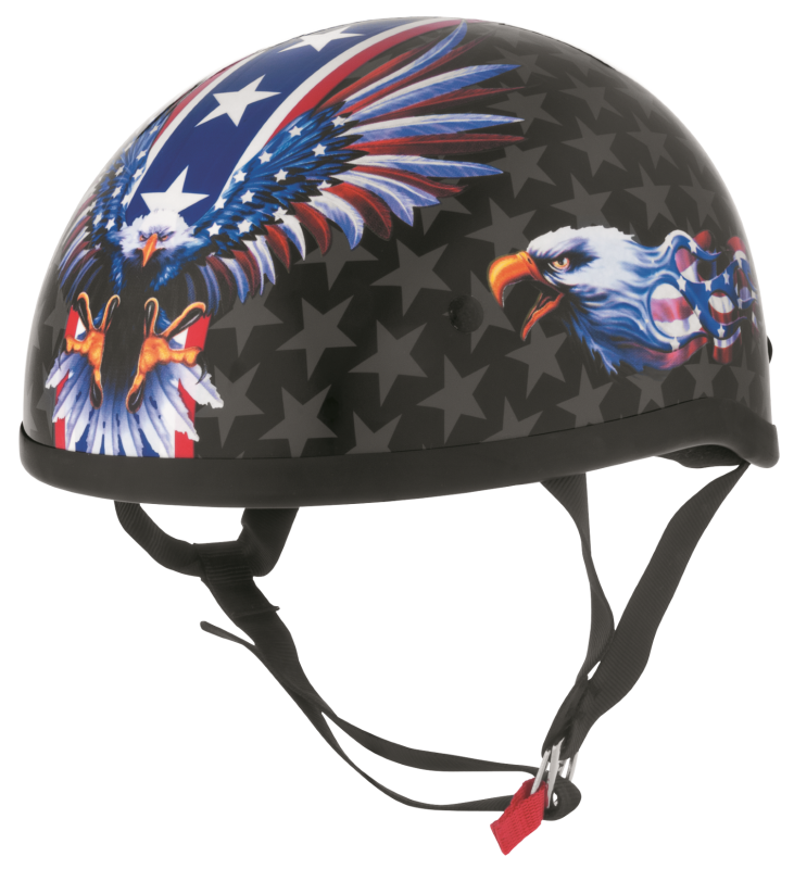 Bikers Choice 646990 Skid Lids Flame Eagle Original Helmet - XL