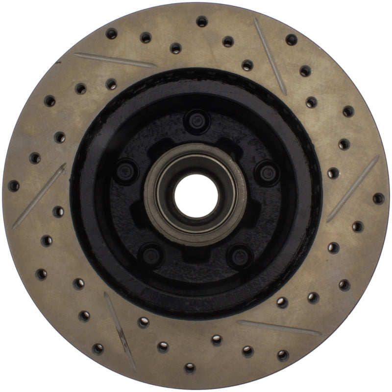Stoptech 127.62000R Slotted & Drilled Sport Brake Rotor