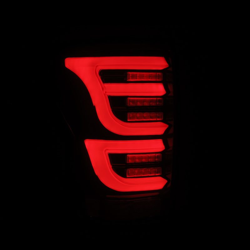 AlphaRex  670050 fits Toyota 07-13 Tundra LUXX-Series LED Tail Lights Black-Red