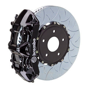 Brembo 1N3.8012A1 Brembo 02-21 WRX Front GT BBK 6 Piston Cast 350x34 2pc Rotor Slotted Type3-Black