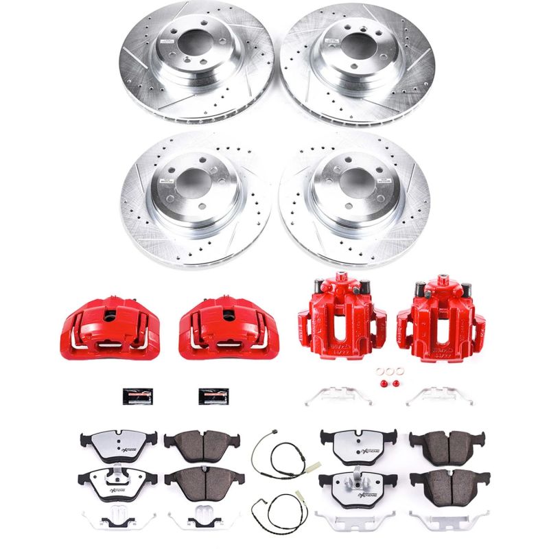 PowerStop KC6656 26 fits BMW 228i Rear Z26 Street Warrior Brake Kit w/Calipers