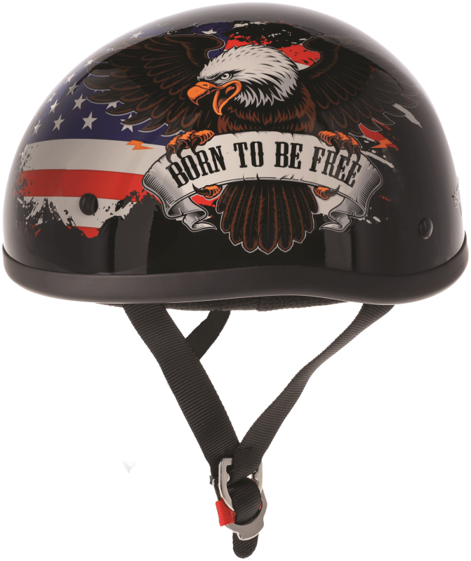 Bikers Choice 649534 Skid Lids Freedom Eagle Original Helmet - XL