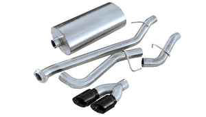 CORSA Performance 14261BLK Corsa 1999-2006 fits GMC Sierra Reg. Cab/Short Bed 1500 4.8L V8 Black Sport Cat-Back Exhaust