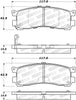 Stoptech 308.0553 Street Brake Pads - Front