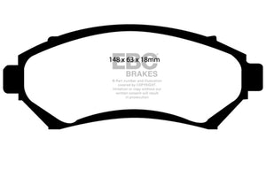 EBC UD699 97-03 Buick Century 3.1 Ultimax2 Front Brake Pads