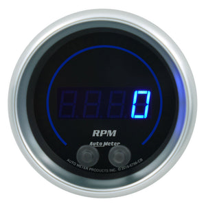AutoMeter 6798-CB Autometer 85.7mm Black 0-16K RPM Tachometer Cobalt Elite Digital Gauge