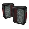 Spyder 5070418 fits Jeep 07-15 Wrangler LED Tail Lights Smoke ALT-YD-JWA07-LED-