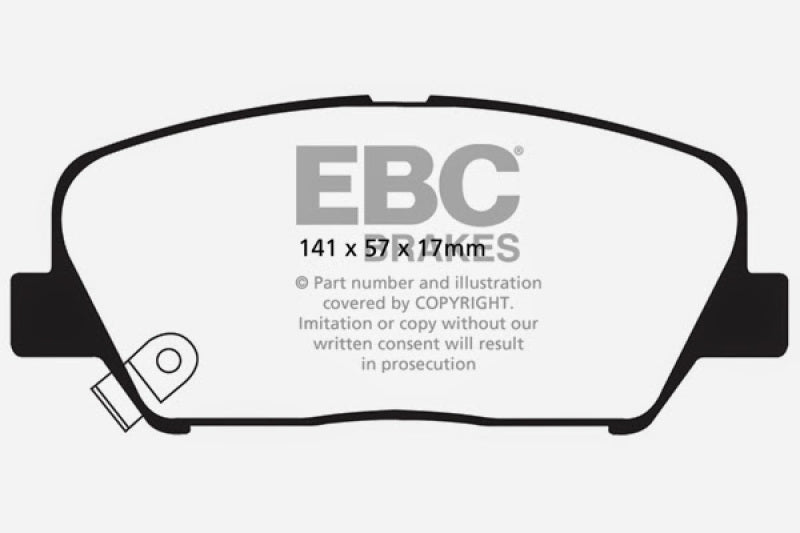 EBC DP21856 fits Kia 11-15 Optima 2.0 Turbo Greenstuff Front Brake Pads