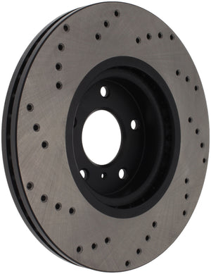 Stoptech 128.42080R fits Infiniti EX35/G35/G37/M35/M45 Drilled Right Front Rotor