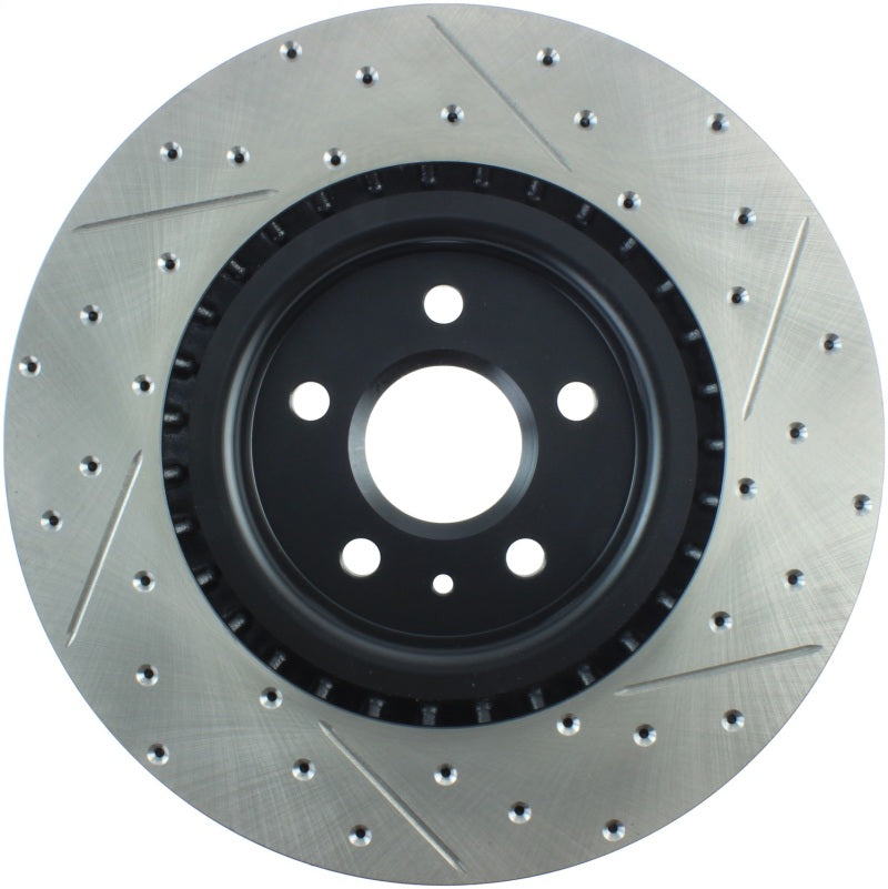Stoptech 127.62124R Slotted & Drilled Sport Brake Rotor