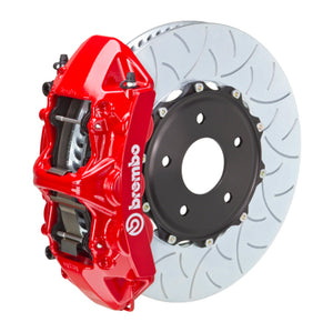 Brembo 1N3.8023A2 Brembo 22+ WRX Front GT BBK 6 Piston Cast 350x34 2pc Rotor Slotted Type-3-Red