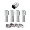 McGard 23185 Wheel Lock Nut Set - 4pk. (X-Long Shank) M12X1.5 / 13/16 Hex / 2.165in. Length - Chrome