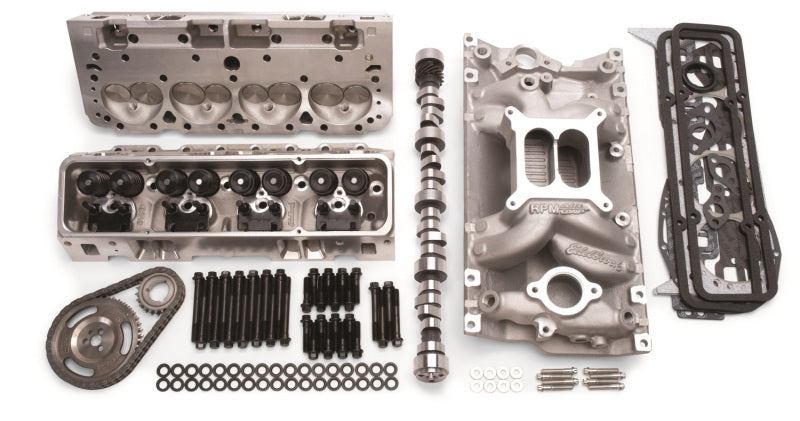 Edelbrock 2097 435Hp Total Power Package Top-End Kit for Use On 1987 And Later SB-fits Chevy w/ Oe Lifters