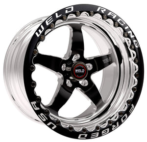 Weld  71HB7095W62F S71 17x9.5 / 5x115mm BP / 6.2in. BS Black Wheel (High Pad) -