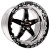 Weld 71HB7100N72F S71 17x10 / 5x120mm BP / 7.2in. BS Black Wheel (High Pad) - Black Single Beadlock MT