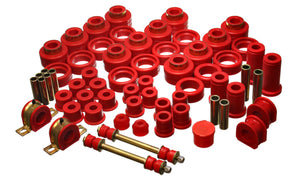 Energy Suspension 3.18127R 92-97 fits Chevy Suburban 4WD Red Hyper-flex Master Bushing Set