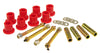 Prothane 1-816 87-96 fits Jeep YJ Front or Rear Frame Shackle Bushings - Red