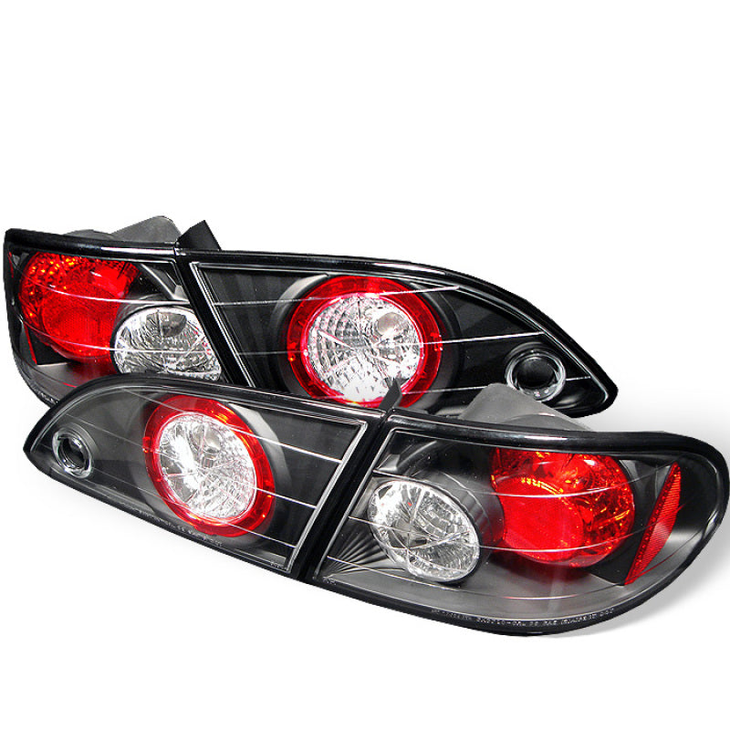 Spyder 5007476 fits Toyota 98-02 Corolla Euro Style Tail Lights Black ALT-YD-TC