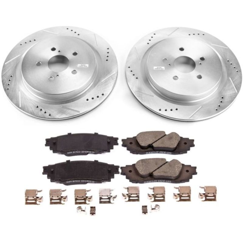 PowerStop K7740 fits Lexus 16-18 RX350 Rear Z23 Evolution Sport Brake Kit