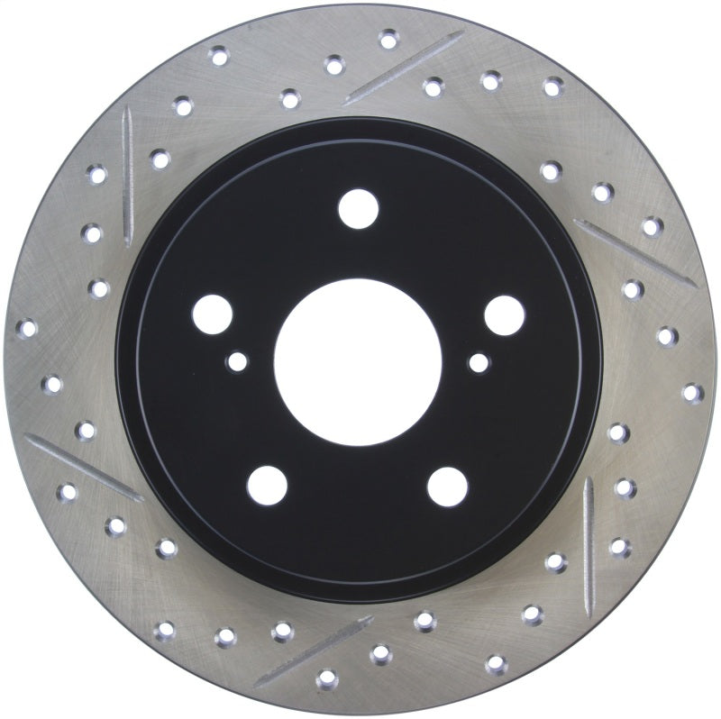 Stoptech 127.44179R SportStop 10-13 Scion tC Slotted & Drilled Right Rear Rotor