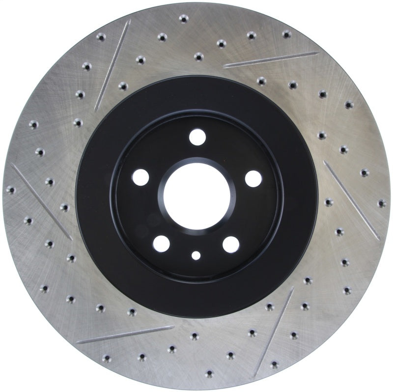 Stoptech 127.62128L Drilled & Slotted Left Sport Brake Rotor for 2009 fits Cadillac CTS-V