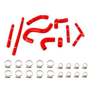 Mishimoto MMHOSE-4RUN34-96HHRRD 96-02 fits Toyota 4Runner 3.4L (w/ Rear Heater) Silicone Heater Hose Kit - Red