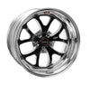 Weld  76MB7070B48A S76 17x7 / 5x4.75 BP / 4.8in. BS Black Wheel (Medium Pad) - N