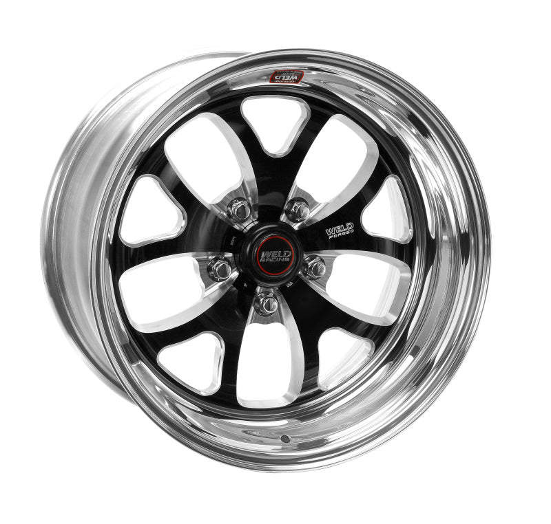 Weld  76MB7047A29A S76 17x4.7 / 5x4.5 BP / 2.9in. BS Black Wheel (Medium Pad) -