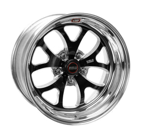 Weld  76MB7045B22A S76 17x4.5 / 5x4.75 BP / 2.2in. BS Black Wheel (Medium Pad) -
