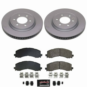 Power Stop 22-25 Ford Bronco Front Z23 Coated Brake Kit