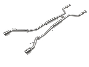 AFE 49-36138-P Takeda 2023 fits Nissan Z 2 1/2in 304 SS Cat-Back Exhaust System