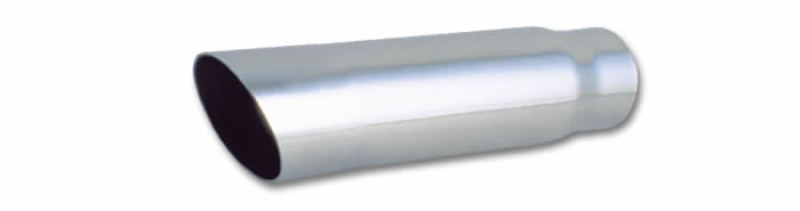 Vibrant 1558 und SS Truck/SUV Exhaust Tip (Single Wall Angle Cut) - 2.25in inle