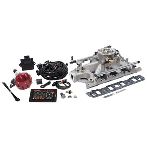 Edelbrock 35930 Pro Flo 4 Fuel Injection Kit Seq Port fits Ford 289-302 ci 550 HP 29 LbHr Injectors Satin