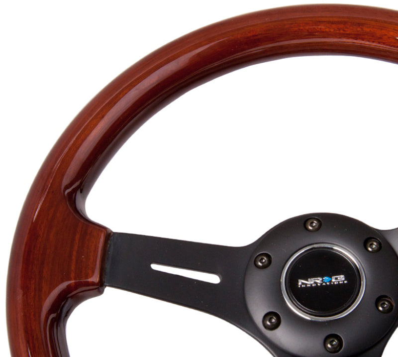 NRG ST-015-1BK ST-015-1BK Classic Wood Grain Steering Wheel Wood Grain w/Matte
