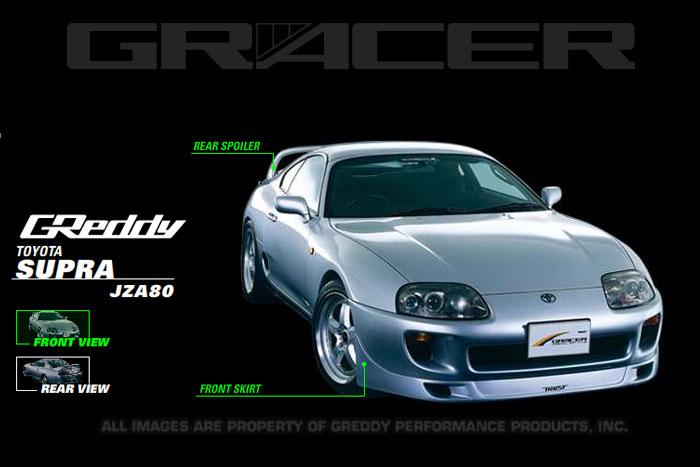 GReddy 17010021 93-97 fits Toyota Supra FRP Front Lip Spolier ** Must ask/call t