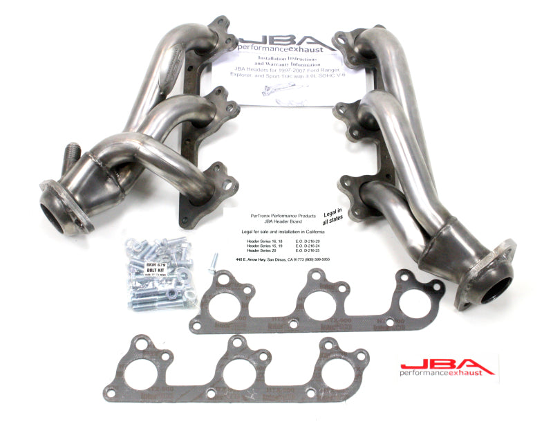 JBA 1674S-1 fits Ford 97-11 Ranger 4.0L OHC w/Driver Side EGR 1-1/2in Primary Raw 409SS Cat4Ward Header
