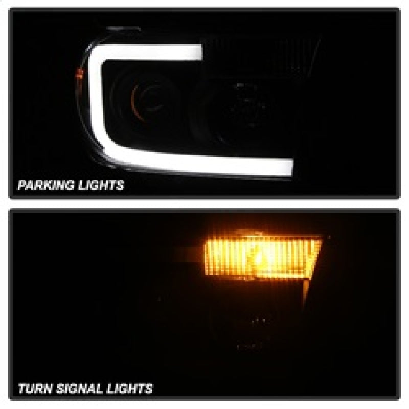 SPYDER 9027888 xTune fits Toyota Tundra LED Light Bar Projector Headlights Black