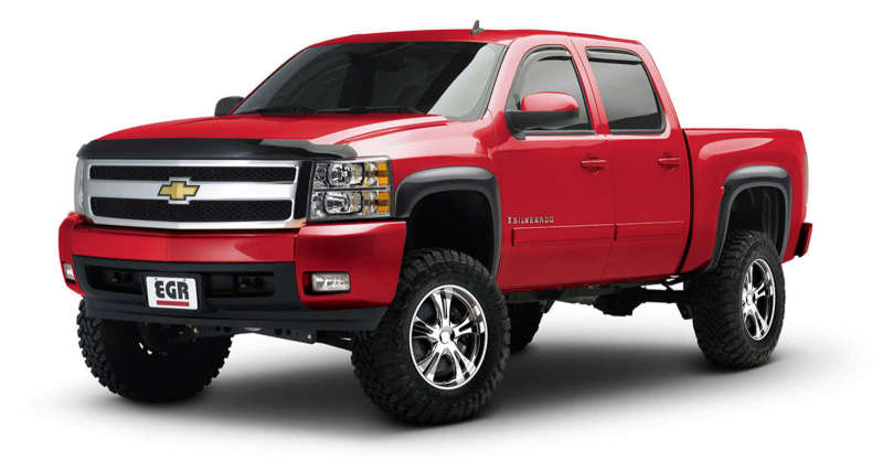 EGR 751504 07-13 Chev fits Silverado 6-8ft Bed Rugged Look Fender Flares - Set (751504)