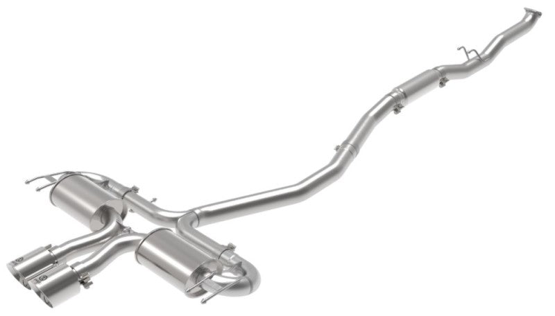 AFE 49-36624-P  3in 304 SS Cat-Back Exhaust System w/Polished Tips 17-21 fits H