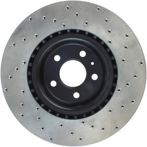 Stoptech 128.33138R 12 fits Audi A6 Quattro/11-12 A7 Quattro/13 Q5/7-11/13 S4/12 S5 Front Right Drilled Rotor