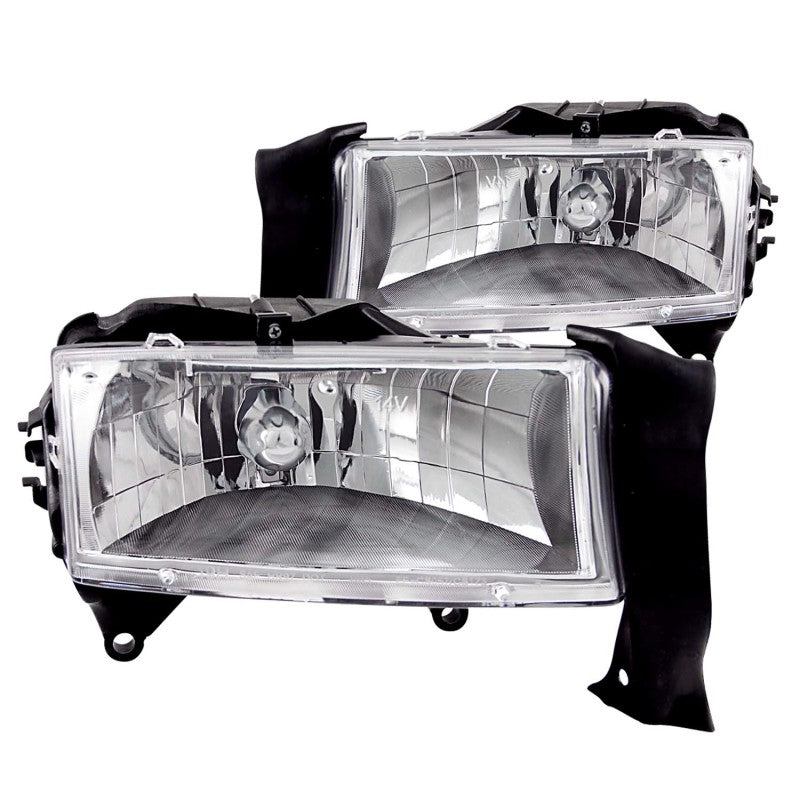 ANZO 111021 1904 fits Dodge 97-20 Dakota Crystal Headlights Chrome