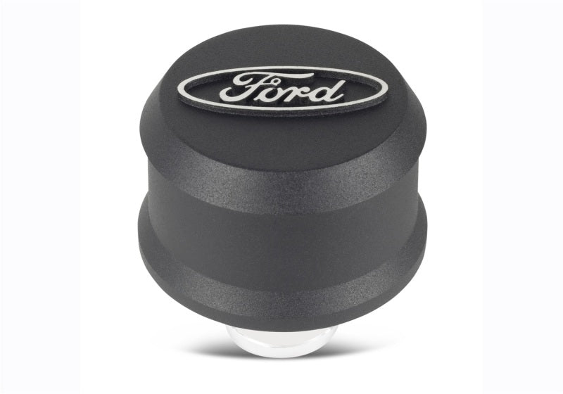 fits Ford 302-435 Racing Slant Edge Breather - Black